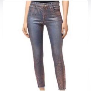 J Brand Neiman Marcus Metallic Skinny jeans. NWT  30